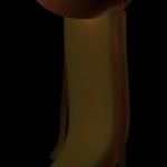 The subsurface scattering underneath the character's skin